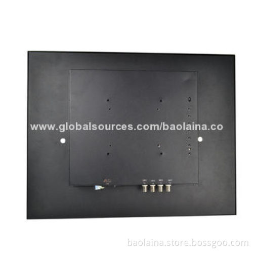 4CH BNC input CCTV LCD monitor 19 inch metal display VESA mount with 12VDCNew